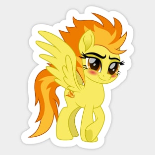 Blushing Spitfire Sticker